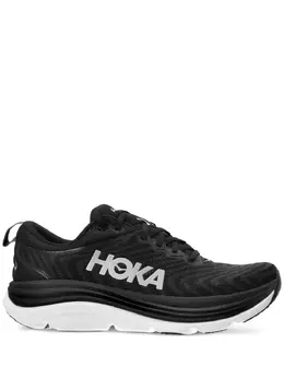 HOKA: Чёрные кроссовки 