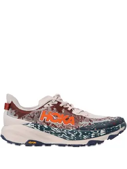 HOKA: Бежевые кроссовки 