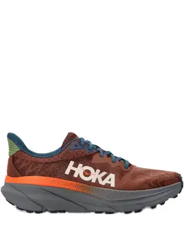 HOKA: Коричневые кроссовки 