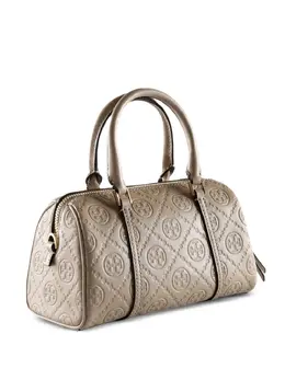 Tory Burch: Светлая сумка-шоппер 