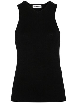Jil Sander: Топ из шерсти 