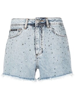 Philipp Plein: Шорты  Crystal со стразами