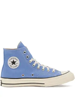 Converse: Голубые кроссовки  Chuck 70