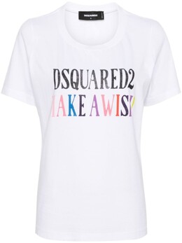 Dsquared2: Футболка с надписями 