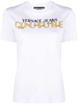 Versace Jeans Couture: Белая футболка 