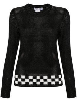 Comme des Garçons: Свитер в клетку 