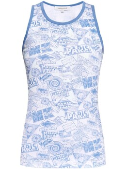 Maison Kitsuné: Хлопковая майка 