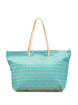 Fendi Pre-Owned: Голубая сумка-шоппер 
