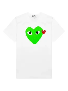 Comme Des Garçons Play: Футболка  Heart с принтом