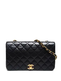 CHANEL Pre-Owned: Чёрная сумка 