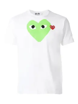 Comme Des Garçons Play: Футболка с принтом 