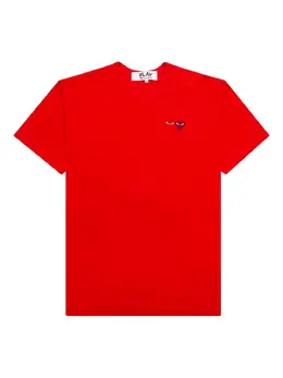 Comme Des Garcons Play: Красная футболка 