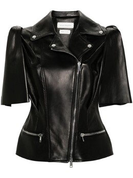 Alexander McQueen: Кожаный жилет 