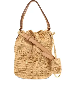Prada Pre-Owned: Бежевая сумка 