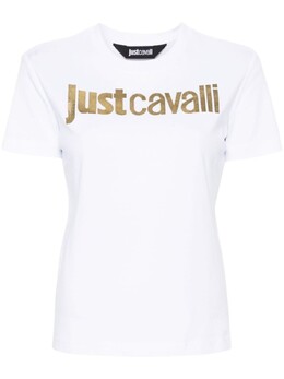 Just Cavalli: Белая футболка 