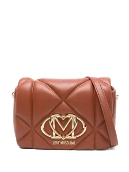 Love Moschino: Коричневая сумка 