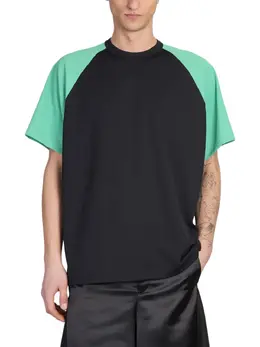 Comme des Garçons Homme Plus: Двухцветная футболка 