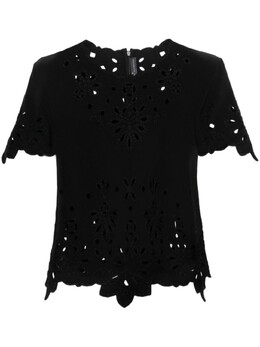 Ermanno Scervino: Блуза с вышивкой 