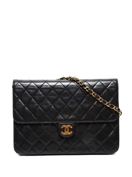 CHANEL Pre-Owned: Чёрная сумка 