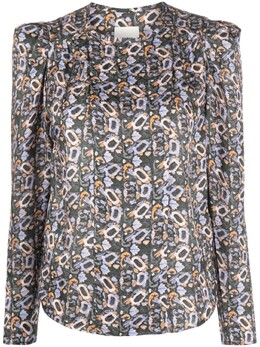 Isabel Marant: Блуза с принтом 