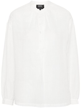 A.P.C.: Блуза в клетку 