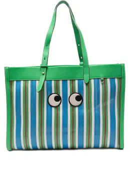 Anya Hindmarch: Светлая сумка-шоппер 