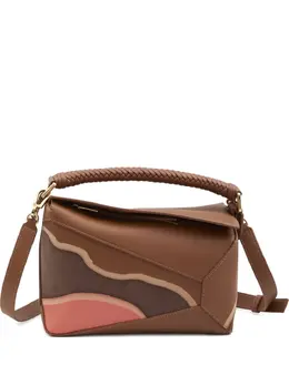 LOEWE: Коричневая сумка-шоппер  Puzzle