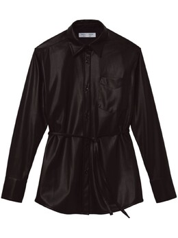 Proenza Schouler White Label: Кожаная рубашка 