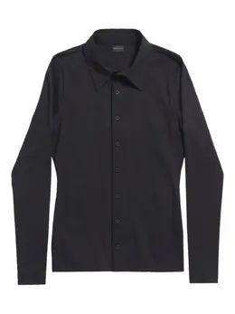Balenciaga: Рубашка стрейч 