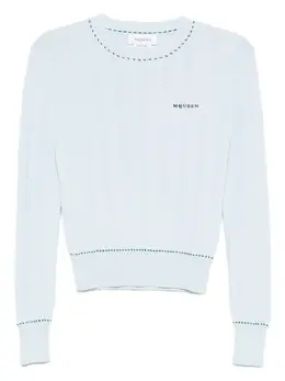 Alexander McQueen: Голубой свитер 