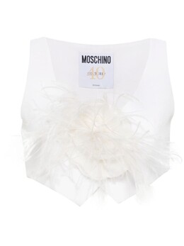 Moschino: Белый жилет 
