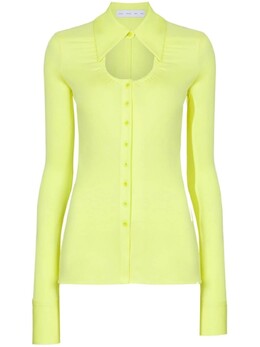 Proenza Schouler White Label: Зелёный топ 