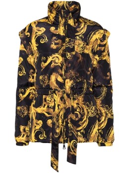 Versace Jeans Couture: Пуховик с принтом 
