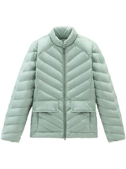 Woolrich: Зелёный пуховик 