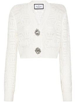 Philipp Plein: Белый кардиган 