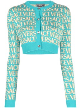 Versace: Короткий кардиган 