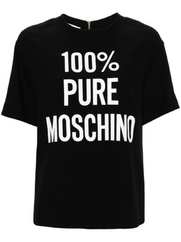 Moschino: Футболка с надписями 