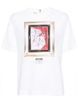 Moschino: Блуза с принтом 
