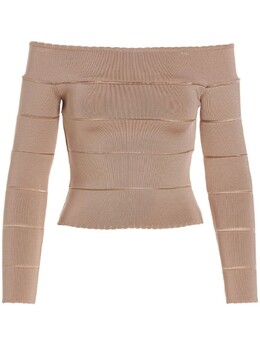 Alexandre Vauthier: Топ с открытыми плечами 