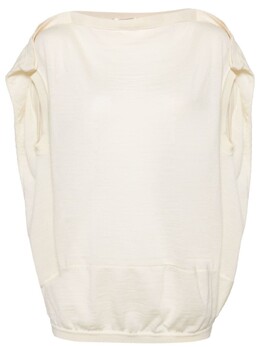 Comme des Garçons: Топ из шерсти 