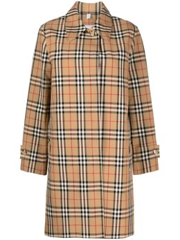 Burberry: Пальто в клетку 