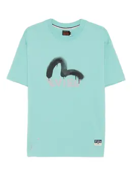EVISU: Футболка с принтом 