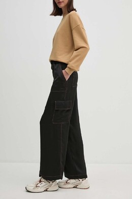 DKNY: Чёрные брюки 