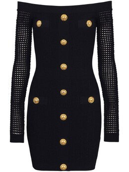 Balmain: Короткое платье 