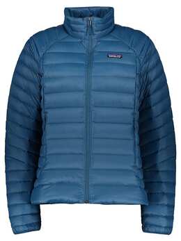Patagonia: Синий пуховик 