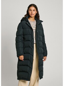 Pepe Jeans: Чёрный пуховик 