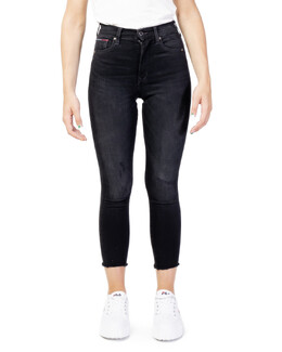 Tommy Jeans: Чёрные джинсы 