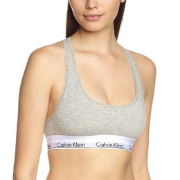 Calvin Klein Underwear: Серый бюстгальтер 