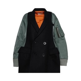 Sacai: Тёмная блуза 