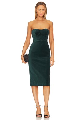 BCBGMAXAZRIA: Бархатное платье 